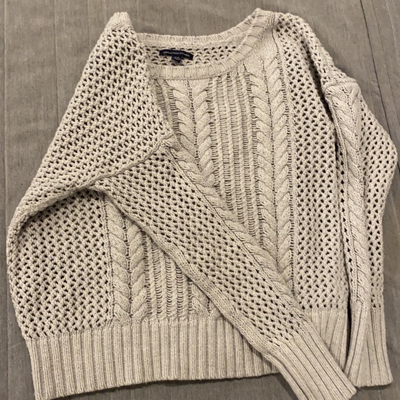 American Eagle - Grey knit sweater - Picture 3 of 4